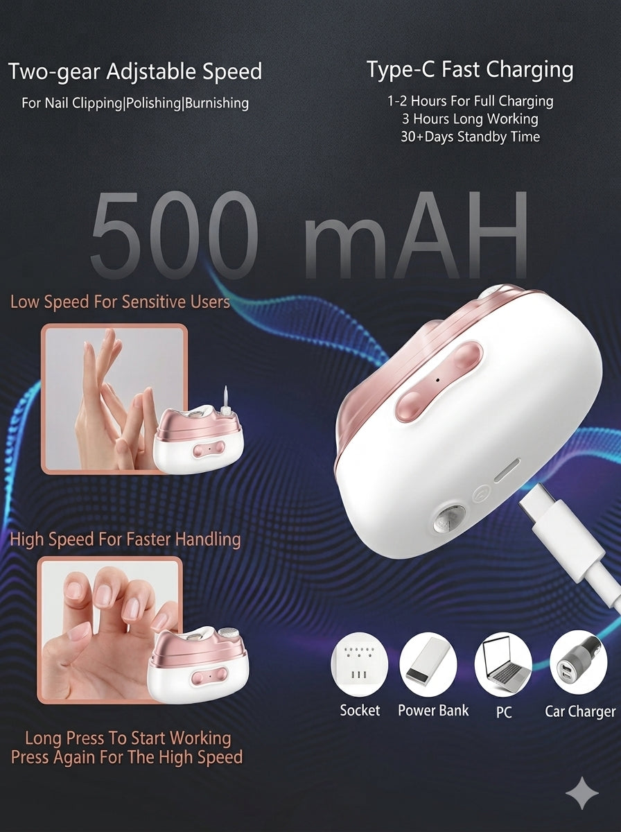 4-in-1 Electric Nail Clipper