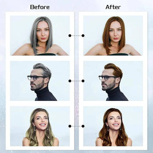 Hair Dye Shampoo (500ml) – An instant coloring shampoo that gives you vibrant, long-lasting hair color while nourishing and strengthening your strands.