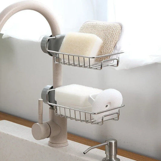 Stainless Steel Faucet Shelf & Sink Organizer