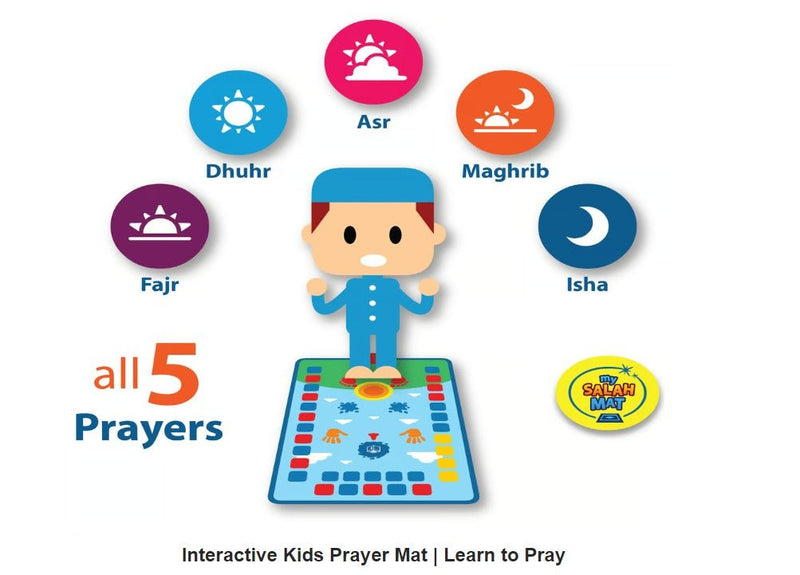 Interactive Prayer Learning Mat | سجادة تعليم الصلاة للأطفال